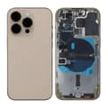 iPhone 14 Pro Baksida med Komplett Ram OEM - Guld Guld