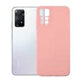 Xiaomi Redmi Note 11 Silikonskal med Kameraskydd - Rosa Rosa