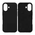 Soft Silicone Mobile Case for iPhone 17 - Black Svart