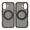 Mobile Case Rotating Magnet Stand for iPhone 17 - Black Svart