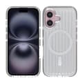 Patterned TPU Case for iPhone 16 with MagSafe - Silver Silver