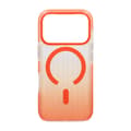 Miniatyrbild 2 av 4: Corrugated Gradient Magnetic Case For iPhone 17 Pro Orange Orange