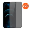 Rvelon Skärmskydd Heltäckande Privacy för iPhone 12 Pro Max - 20-pack till Monteringsram