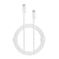 Rvelon USB-C till USB-C Kabel 2m - Vit Vit