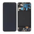 Samsung Galaxy A20 (A205F/DS) Skärm med LCD Display Original ... Svart