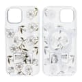 Case Magsafe for iPhone 15 - Transparent flowers and twigs Transparent