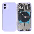 iPhone 12 Baksida med Komplett Ram OEM - Lila Lila