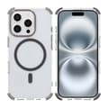 iPhone 16 Pro Rvelon Mobile Case Magnet with Edge Protection - Gray Grå