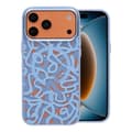 Mobilskal Magsafe med Graffiti för iPhone 17 Pro Max - Ljusblå Light blue