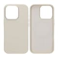 Silicone Mobile Case for iPhone 16 Pro - White with Camera Protection Vit