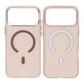 Mobile case with camera protection for iPhone 17 Pro Max - Frosted Gold Guld