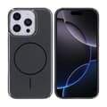 Glossy design Magnetic Case For iPhone 16 Pro Black Svart