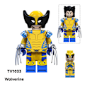 Miniatyrbillede 5 af 8: 8 stk. Superhelte Wolverine Mini Action Figurer Byggeklodser, Samling Action Figurer Superhelte Legetøj Fødselsdagsgave til Børn Drenge 8PCS