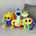 Miniatyrbild 4 av 5: Nightmare Critters Plyschleksak Mjukt Gosedjur Yarnaby Docka Barn Fans Gåvor C 30x10cm