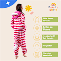 Miniatyrbild 4 av 6: Unisex Julpyjamas för Vuxna, Onesie med Blixtlås och Huva, Plüsch Jumpsuit för Vuxna, En-Delad Sovkläder med Lång Ärm A M