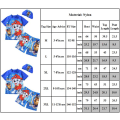 Miniatyrbild 2 av 2: Barn Pojkar Paw Patrol Tryckt 3 Delar Baddräkt Badkläder Strandkläder Baddräkt Toppar Shorts Hatt Set 3XL