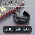 Miniatyrbillede 6 af 10: Automatisk sidevender til browsing til telefon Bærbar trådløs Bluetooth-kompatibel ring Fjernbetjening Fingerspids Selfie Video Controller Black