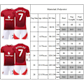 Miniatyrbillede 2 af 2: 2024-2025 Red Devils Hjemmebanetrøje Børn Fodboldtrøje Sæt Nr. 7 Cristiano Ronaldo Fodboldtrøjer 18
