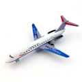 Miniatyrbild 1 av 2: Flygplan i legering Airbus Dra Tillbaka Flygplan Leksaker för Barn Pojkar Flickor White