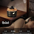 Miniatyrbild 7 av 8: Cannon Blast Aroma Luftfuktare, Tyst Diffusor, Vattenlös Automatisk Avstängning Aromaterapi Diffusor för Sovrum, för Hemmet Black