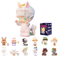 Miniatyrbilde 4 av 9: Pop Mart Labubu The Monsters Don't Sleep Tonight Series Labubu Blind Box Samlefigur Tilfeldig Samleobjekt Kreativ Gave (1 Blind Box, 9cm)