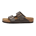 Miniatyrbild 1 av 6: Birkenstock Arizona Soft Footbed Tofflor Unisex Slip On Vardagsskor Brown 41