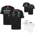Miniatyrbild 3 av 4: Herrarnas Racing Kortärmad T-shirt Sommar Casual Sport Tryckt T-shirt Toppar Black 3XL
