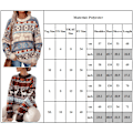 Miniatyrbild 3 av 3: Dam Oversized Chunky Stickad Tröja Pullover Jumper Toppar för Jul, fester, helgdagar, Nyår Off-white L