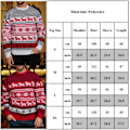Miniatyrbillede 3 af 3: Herre Dame Par Matchende Juletrøjer, Herre Dame Snefnug Rensdyr Strikket Pullover Jumpere Toppe Vinter Strik Men-White M