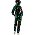 Miniatyrbillede 2 af 4: Julepyjamas til kvinder Juleprint Hætte Jumpsuit Pyjamas Jumpsuit Loungewear Tøj Lynlås A M