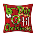 Miniatyrbilde 4 av 8: Grinch Juledekorasjon, Juleputetrekk Festivaldekorasjoner Putetrekk Sofa Linputetrekk Hjemmeinnredning Gaver 4 stk (45 x 45 cm) 4PCS