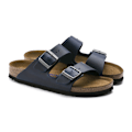 Miniatyrbild 3 av 5: Birkenstock Arizona Soft Footbed Tofflor Unisex Slip On Vardagsskor Dark Blue 38