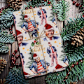 Miniatyrbild 2 av 4: Inslagningspapper Julpapper President Presentpapper för Jul White