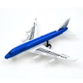 Miniatyrbild 1 av 2: Flygplan i legering Airbus Dra Tillbaka Flygplan Leksaker för Barn Pojkar Flickor Blue