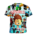 Pikkukuva 2 / 5: Roblox Sarjakuva Lapsi Lyhythihainen Pusero T-paita Löysä Poika A 140cm