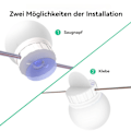 Miniatyrbillede 5 af 10: Spejllys, 14 Hollywood LED Spejllys med Sensor Switch, 3 Farver, Dæmpbart Kosmetikspejl, Fleksibel DIY LED Strip, Med USB Kabel