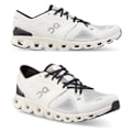 Miniatyrbillede 1 af 7: ON CLOUD 5 Herre Dame On Træningssko Cloud X Åndbare Sneakers Udendørs Letvægts Løbesko White Black 36.5