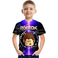 Pikkukuva 1 / 3: Roblox Sarjakuva Lapsi Lyhythihainen Pusero T-paita Löysä Poika B 140cm