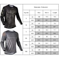 Miniatyrbild 3 av 3: Herr FOX Team Tröja Rund Hals T-Shirt Unisex Mountain Cykling Långärmad Sporttröja Mountainbike T-shirt Snabbtorkande #5 L
