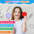 Miniatyrbild 2 av 6: 9 st Math Fidget Spinners, Pedagogiska Matematikfakta Fidget Spinners - Lär dig Addition & Subtraktion - Perfekt för Stimmers Addition and subtraction