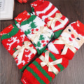 Miniatyrbilde 7 av 10: Dame Herre Termiske Jule Fluffy Sokker Ankelvarmer Seng Sokk Vintergaver Christmas B 1 Pair