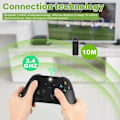 Pikkukuva 7 / 10: Langaton ohjain Xbox One & Xbox Series X|S PC Windows -laitteille - Kuulokeliitännällä Black