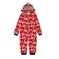 Miniatyrbillede 2 af 3: Matchende julepyjamas sæt til familien, julemandsprintede jumpsuits, nattøj, julepyjamas til voksne/børn/baby Baby-Red 0-3M
