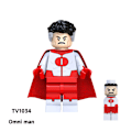 Miniatyrbillede 2 af 8: 8 stk. Superhelte Wolverine Mini Action Figurer Byggeklodser, Samling Action Figurer Superhelte Legetøj Fødselsdagsgave til Børn Drenge 8PCS