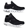 Miniatyrbillede 1 af 6: ON CLOUD 5 Herre Dame Komfortable Allround Slidstærke Skridsikre Stødabsorberende Letvægts Åndbare Stødabsorberende Lavtop Sneakers Casual Løbesko Black White 37