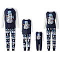 Miniatyrbild 1 av 3: Matchande Familjejulpyjamas Set Kvinnor Män Barn PJs Långärmad Nattkläder Semester Lounge Set Baby-A 6-9M