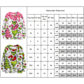 Miniatyrbillede 3 af 3: Dame 3D Grim Jule Sweater Sjov Nyhed Strikket Trøje Vinter Varm Langærmet Rund Hals Xmas Pullover Toppe #7 XL