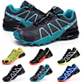 Pikkukuva 9 / 10: SALOMON Speedcross 4 miesten juoksukengät lenkkitossut vaelluskengät Black White 43