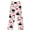 Miniatyrbild 1 av 3: Pyjamasbyxor Anime Cartoon Pyjamasbyxor för Kvinnor Flickor All Over Print Fuzzy Flanell Söta Sovkläder C 2XL