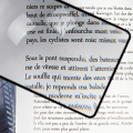 Miniatyrbild 1 av 4: Förstoringsglas Läsglas Lens Bok Sida Förstoringsbokmärke